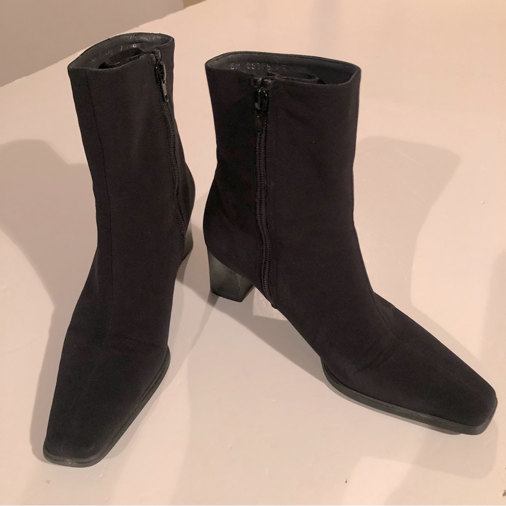 Stuart Weitzman Black Ankle Boots